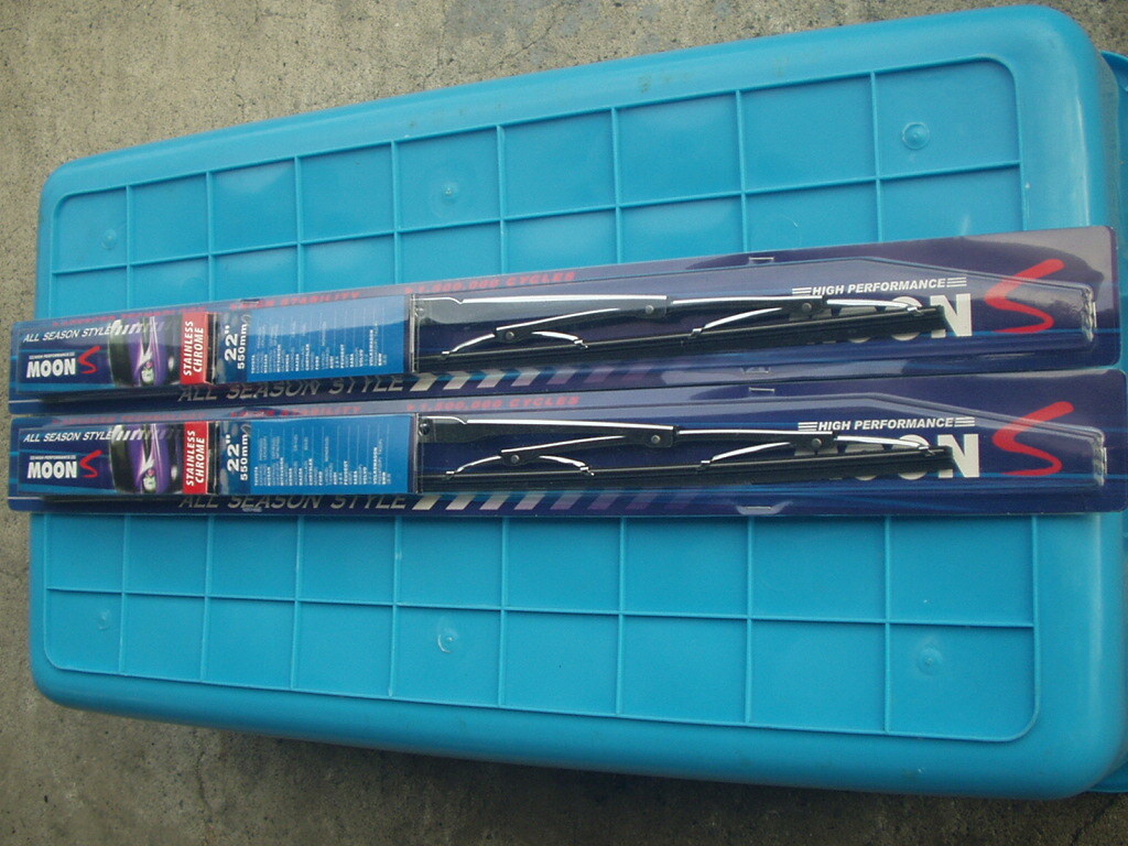 当時物 未使用 ステンレスクローム シングルワイパー 22インチ2本セット 旧車 昭和 高速有鉛 昭和レトロ バニング カスタムカー拍卖