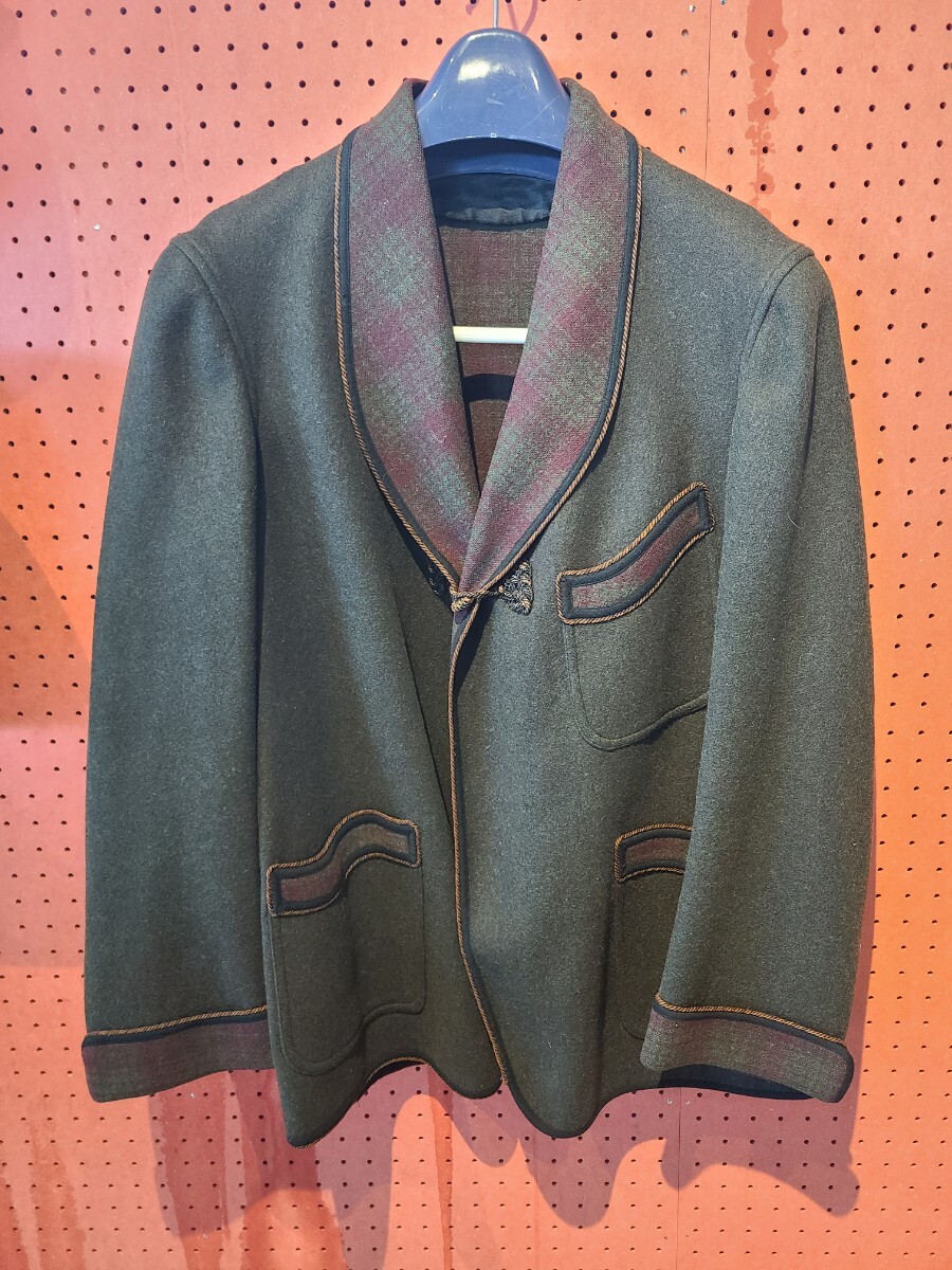 スモーキングジャケット ジャケット ヴィンテージ拍卖