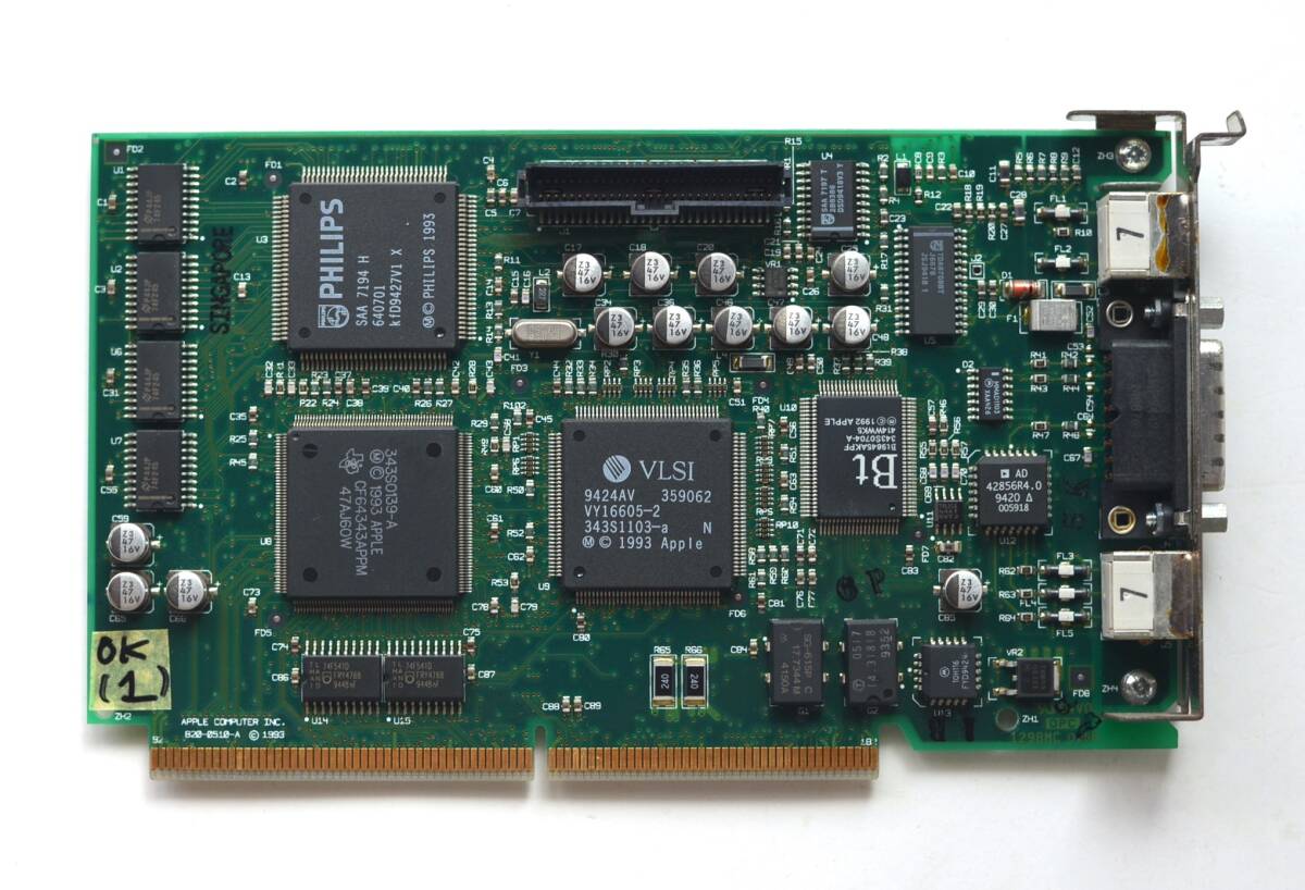 Apple NuBus VIDEO Card 820-0510-A for Power Mac 6100/7100/8100 拍卖