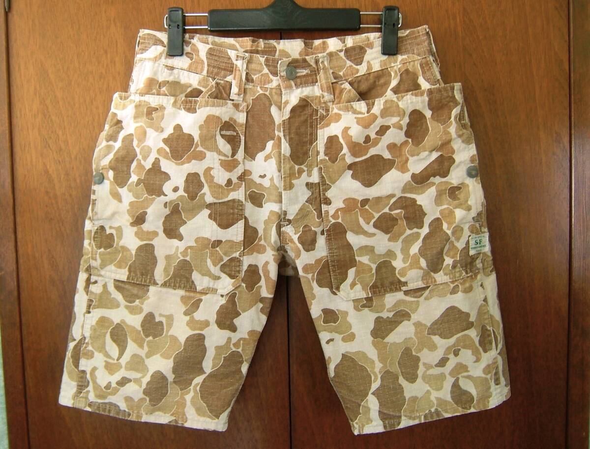 ササフラス SASSAFRAS Fall Leaf Pants 1/2 フォールリーフパンツ 1/2 ショートパンツ ハーフパンツ拍卖