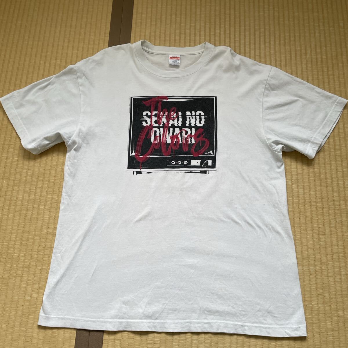 SEKAI NO OWARI TOUR 2019 オフィシャルTシャツ セカイノオワリ The Colors ツアーtシャツ SEKAI NO OWARI バンドTシャツ セカオワ拍卖