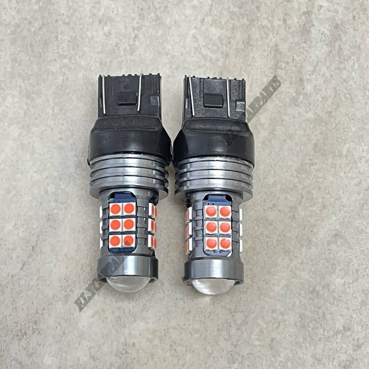 T20 ダブル ブレーキランプ レッド LEDバルブ 27連 テールランプ 最新品拍卖