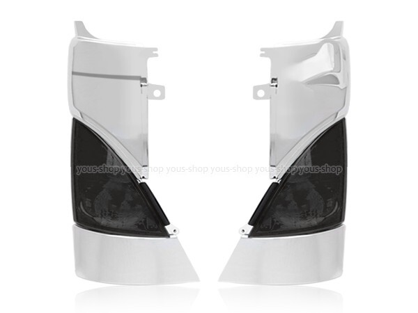 日野 レンジャー プロ エアループ レンジャー メッキ コーナー パネル スモーク ウインカー H14.1~ 標準車 ワイド車 純正交換拍卖