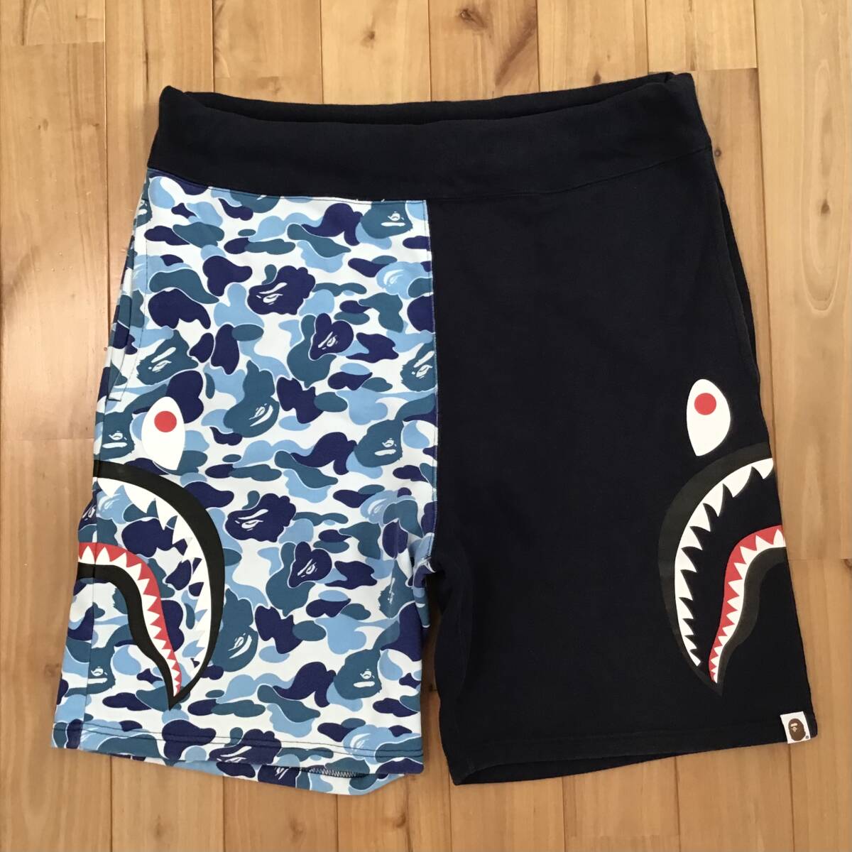 ★XL★ ABC camo side シャーク スウェットハーフパンツ a bathing ape shark sweat shorts BAPE エイプ ベイプ アベイシングエイプ py726拍卖