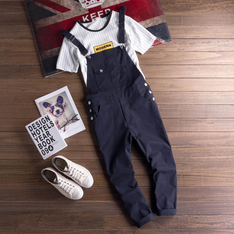 春新作メンズ サロペット オーバーオール つなぎ サスペンダーズボン ペインター 作業服YWQ518拍卖