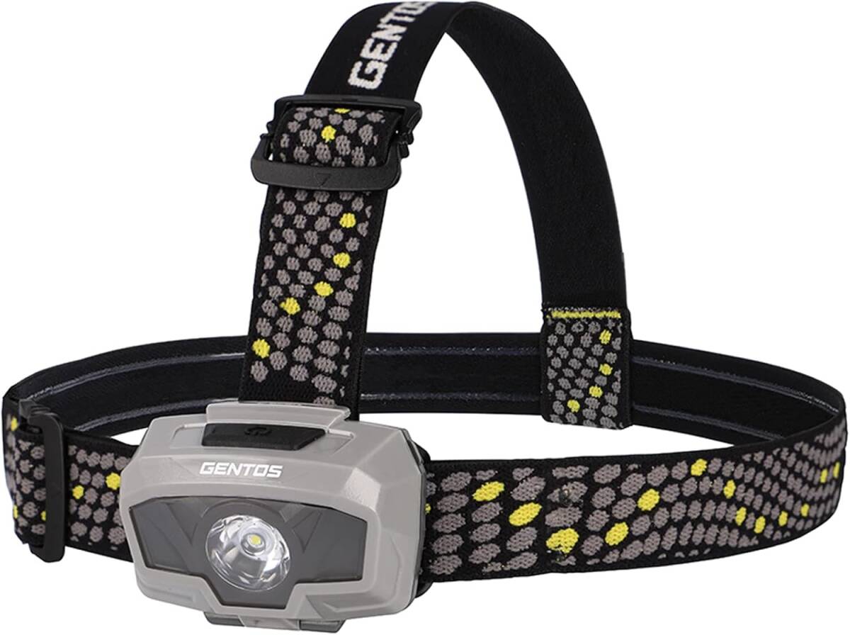 TN079 GENTOS(ジェントス) LED ヘッドライト 電池式 単3/単4 230~500ルーメン コンブレーカー CB-101D拍卖