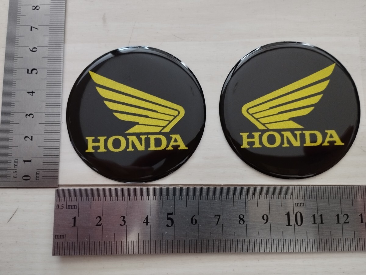 HONDAステッカー 2枚セット バイクステッカー  3Dステッカー  防水  ホンダ タンクステッカー ウィング左右  ホンダステッカー拍卖