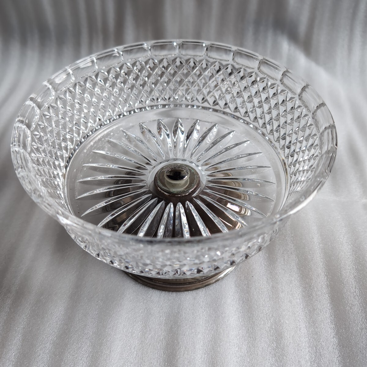 ●昭和レトロ●ガラス製●菓子入れ●中古品●拍卖