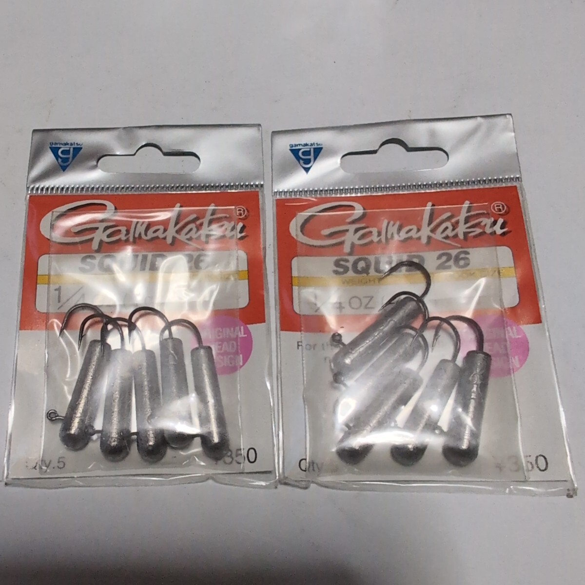 ■新品■がまかつ■スクイッド26■1/4oz。#1、5個入り、2パックセット■5拍卖