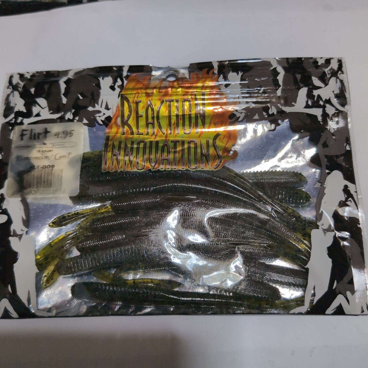 ■新品■リアクションイノベーション■フラート■4.95インチ、15本入り、ウォーターメロングリーンパンプキン■2拍卖