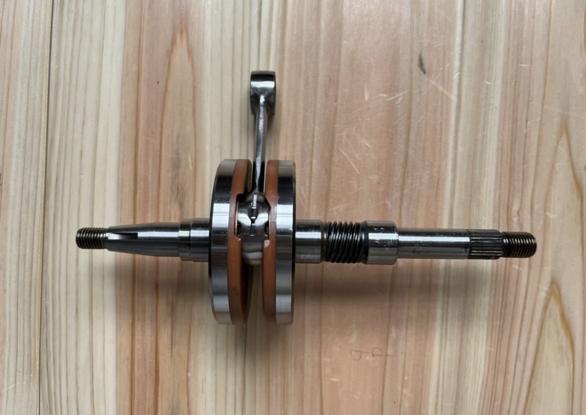 新品 DIO AF27 AF28 クランクケース加工不要 ロングクランクシャフト 43.4mm 太軸用 14mm ロングストローク ディオ スーパーDIO拍卖