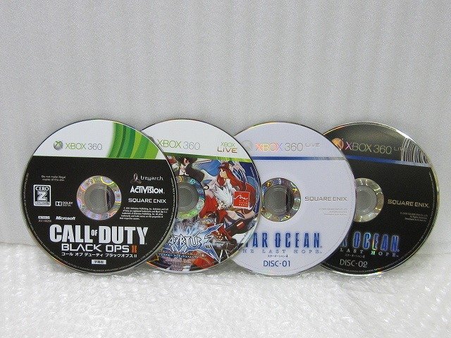 PK25929S★Xbox360ソフト 3タイトル ディスクのみ★起動確認済み★COD ブレイブルー スターオーシャン4★拍卖