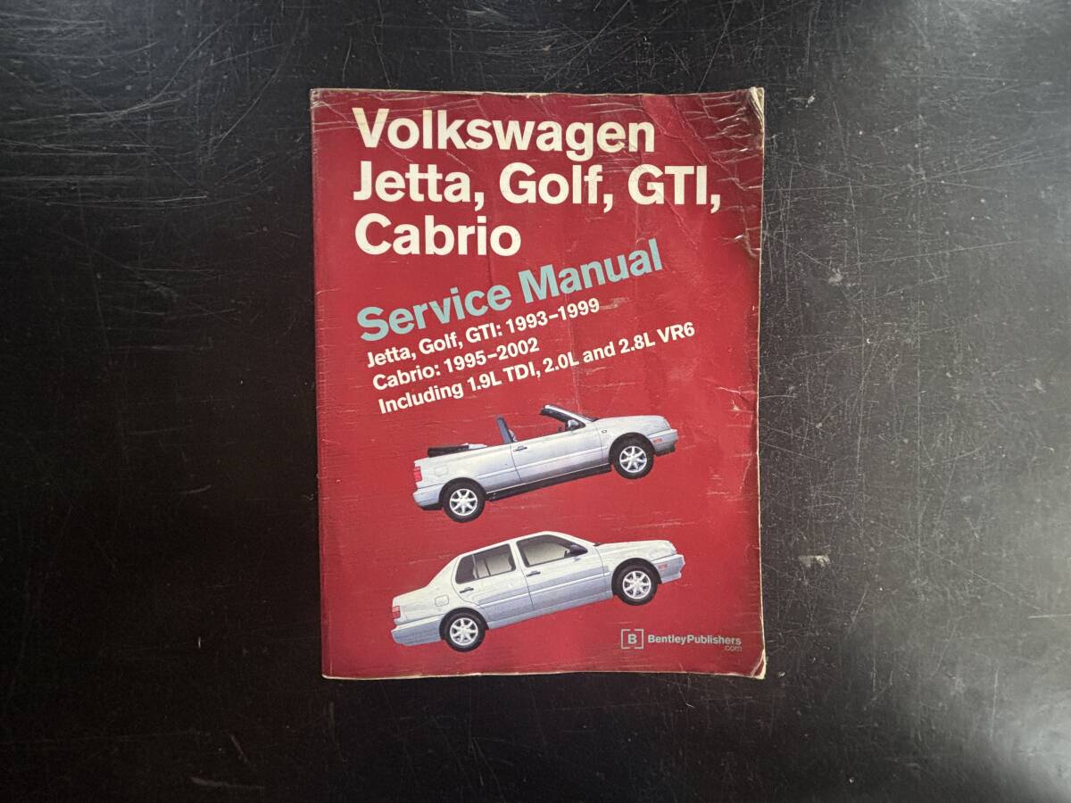 【 VWサービスマニュアル 】 ゴルフ3 ゴルフ3GTI ジェッタ ゴルフ3カブリオ Bentley Publishers出版 英語版 拍卖
