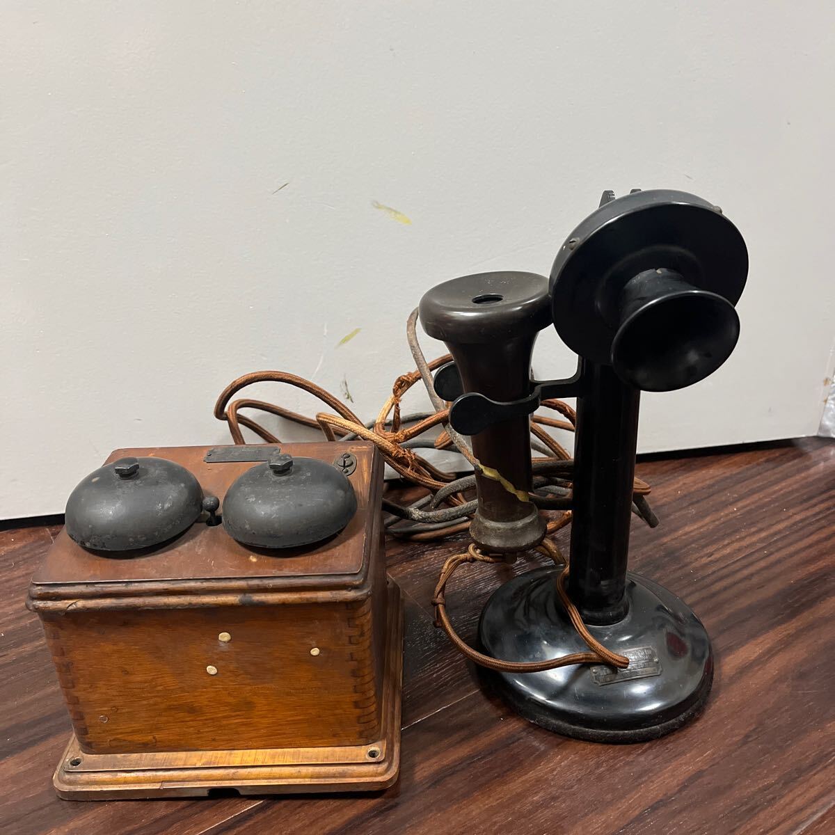 黒電話 アンティーク 東京沖電気株式会社 レトロ 電話機 卓上電話機 当時物拍卖