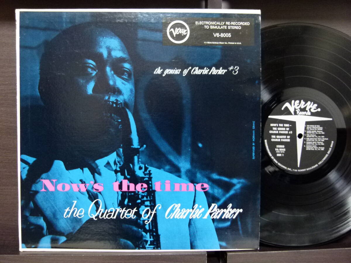 ■激レア■美盤■CHARLIE PARKER■NOW'S THE TIME■拍卖