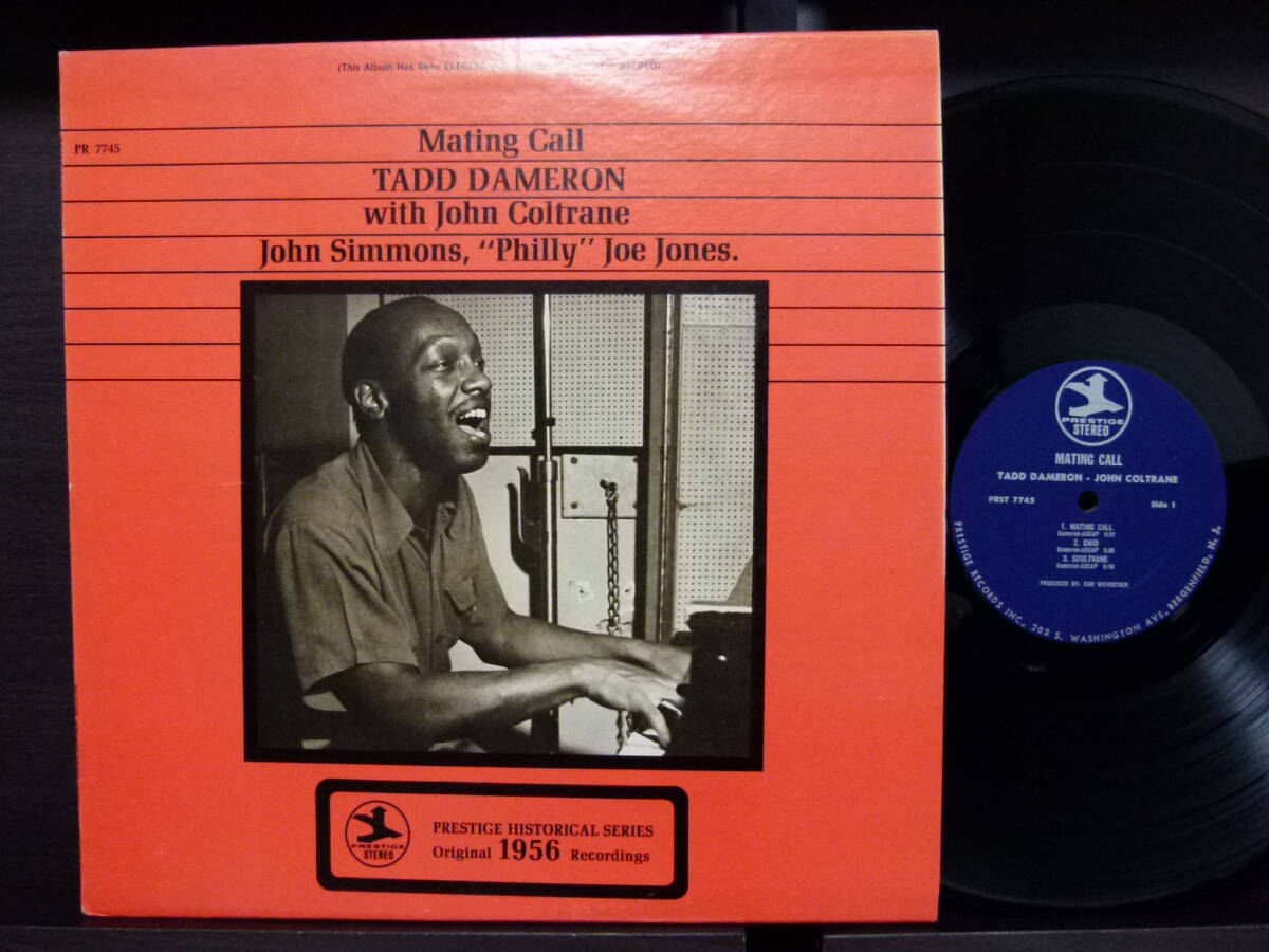 ■激レア■美盤■TADD DAMERON WITH JOHN COLTRANE■MATING CALL■拍卖