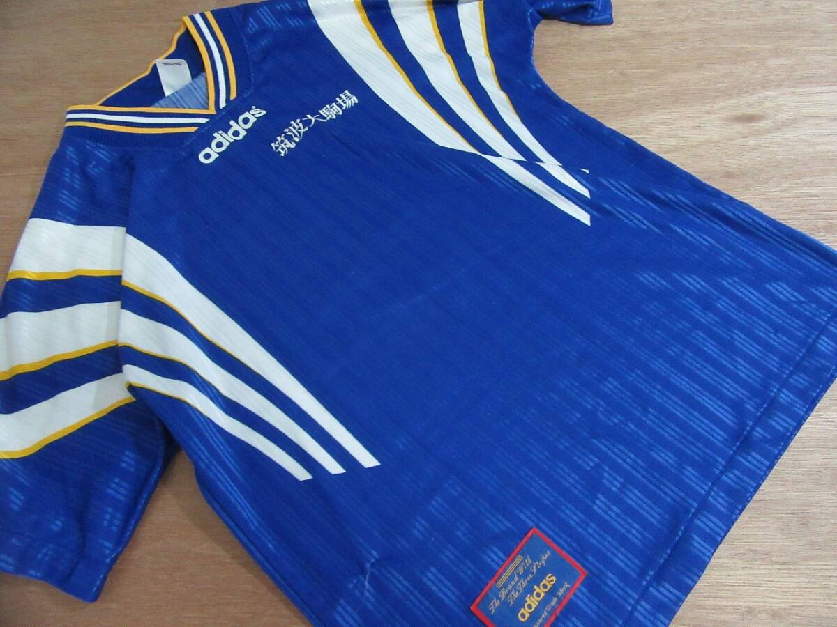 f9322n 希少★筑波大駒場高校 サッカー部 ユニフォーム ML adidas製 OLD 90s?拍卖