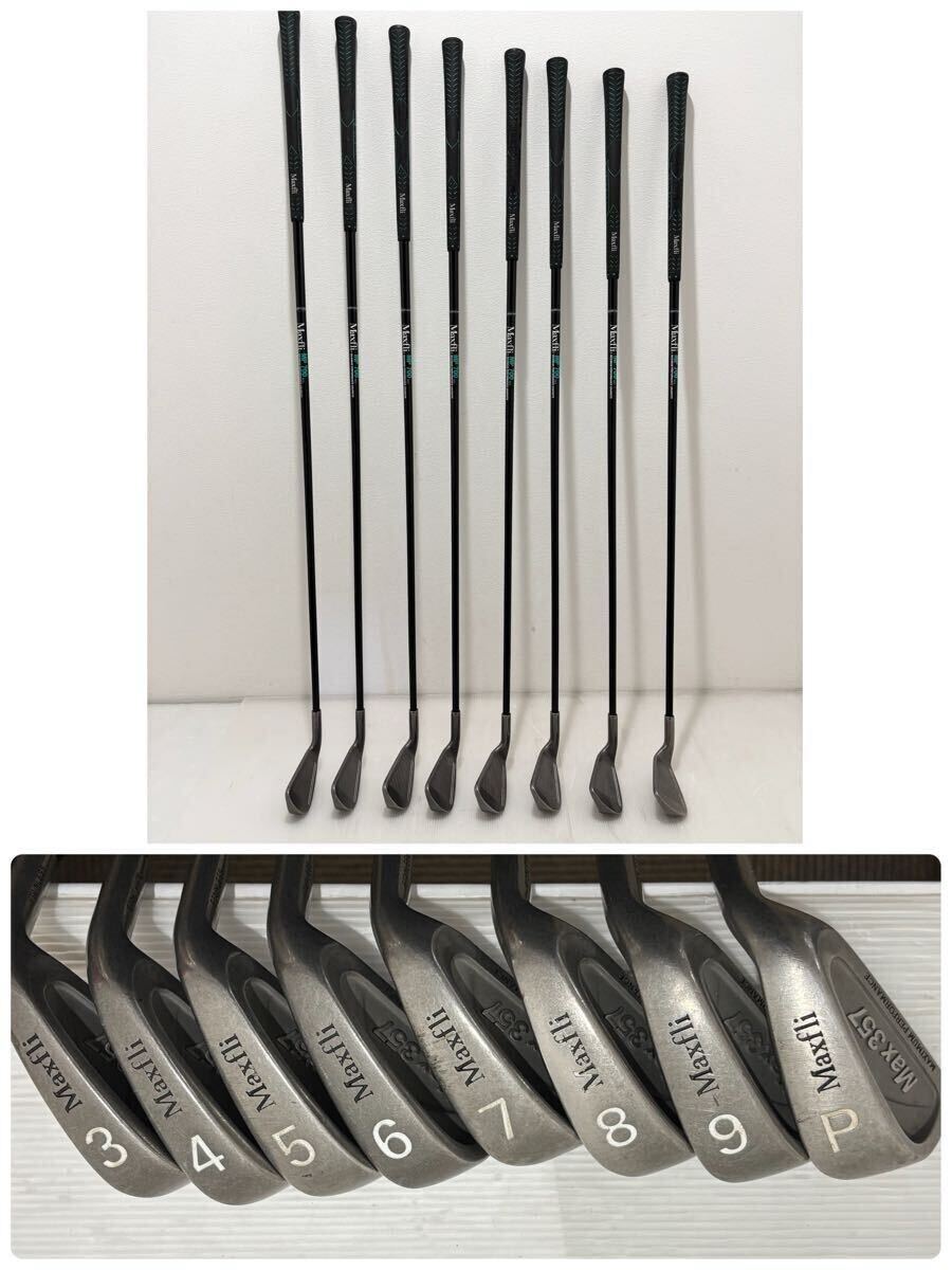 D(0616w1) Maxfli マックスフライ Max357 アイアンセット 計8本 アイアン まとめ 3/4/5/6/7/8/9/P ゴルフクラブ ゴルフ拍卖