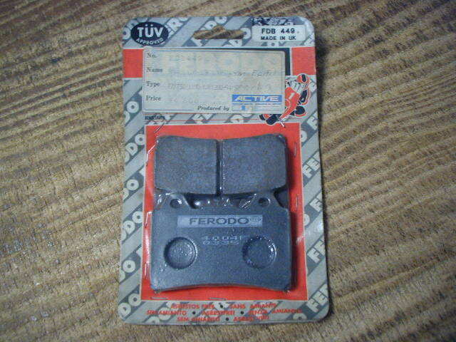 53555★TZR250/FZR250/TDR250★未使用・フロントブレーキパッド(FDB449)拍卖