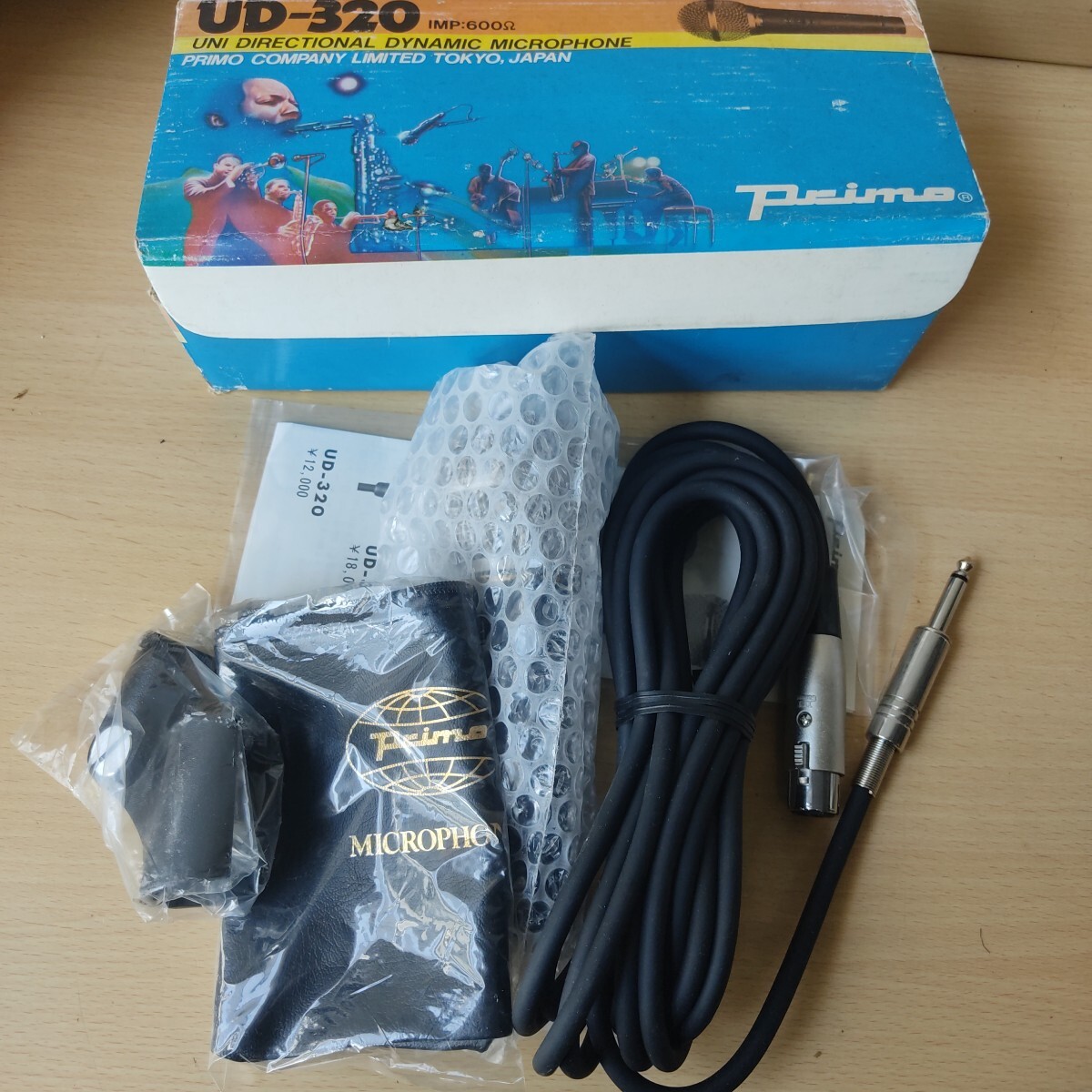 未使用 Primo UD-320 MOVING COIL Microphone 中古品 IMP.600Ω JAPAN マイク プリモ ダイナミックマイク tr拍卖