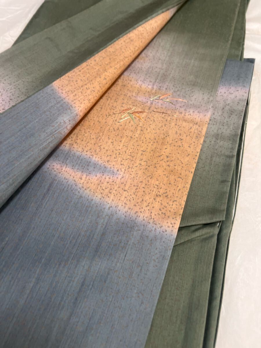 逸品 着物 付下げ 刺繍 暈し 正絹 訪問着 呉服 拍卖