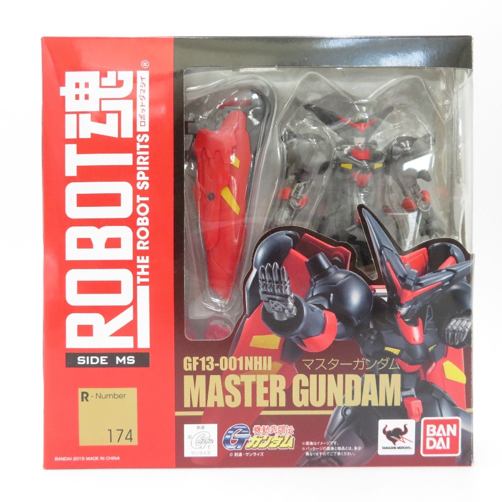 開封品 ROBOT魂 <SIDE MS> GF13-001NHII マスターガンダム 「機動武闘伝Gガンダム」 ロボット魂 ロボットダマシイ フィギュア拍卖