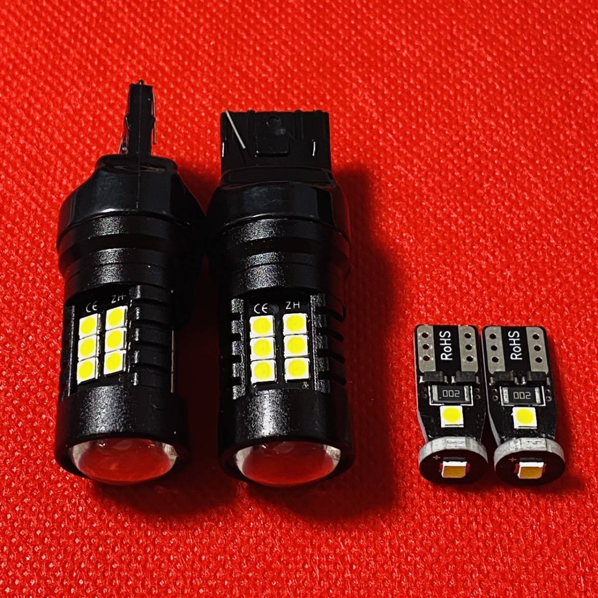 超爆光 ホンダ S660 JW5 ルームランプ バックランプ ナンバー灯 T20シングル T10 LED 4個セット ホワイト 純正球交換 送料無料拍卖