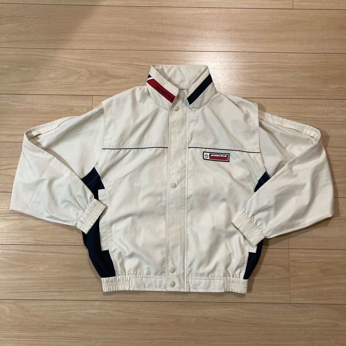 Munsingwear マンシングウェア GRAND SLAM グランドスラム ゴルフウェア ウィンドブレーカー Sサイズ 白拍卖