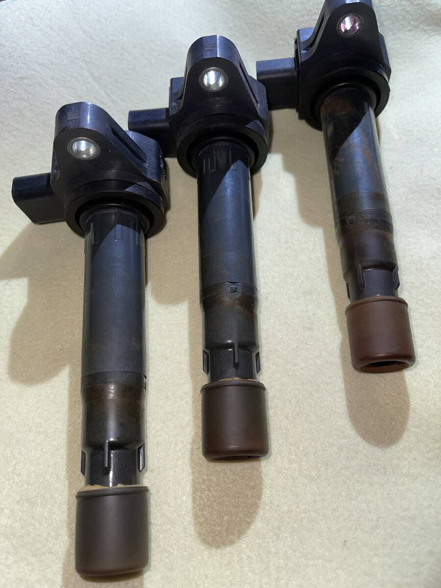 【ホンダ車 イグニッションコイル 取り外し品 3個セット TO-27A】拍卖