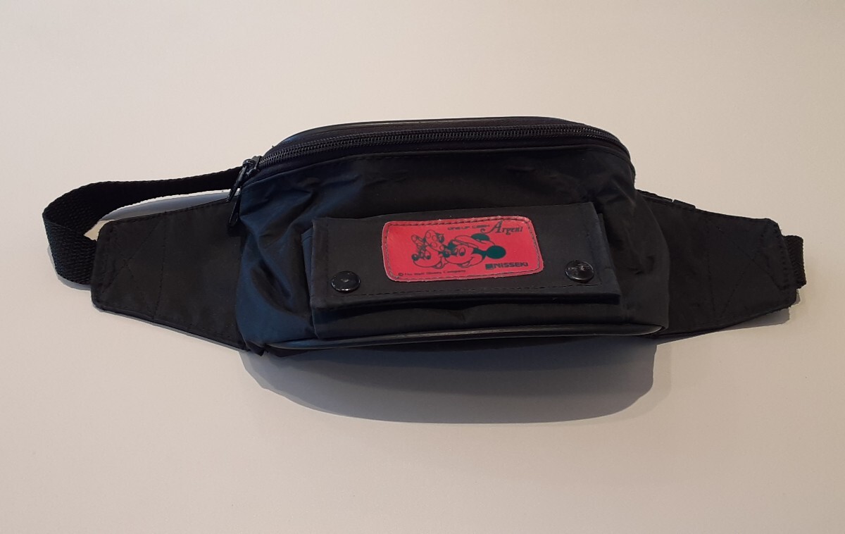 Mickey Minnie Mouse ウエストポーチ NISSEKI ディズニー コレクション 日石 日本石油 ミッキー ミニー マウス Disney レトロ ビンテージ拍卖