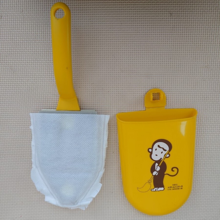 【現状品】NEC バザールでござーる ハンディモップ ノベルティ レトロ コレクション 掃除 グッズ ハンディワイパー ハンドワイパー サル拍卖