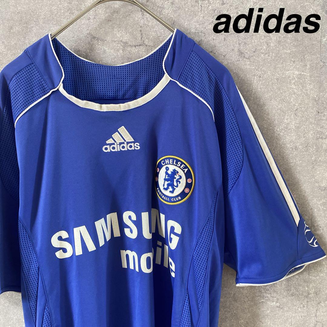 adidas Chelsea サッカーシャツ Samsung Mメンズ相当拍卖