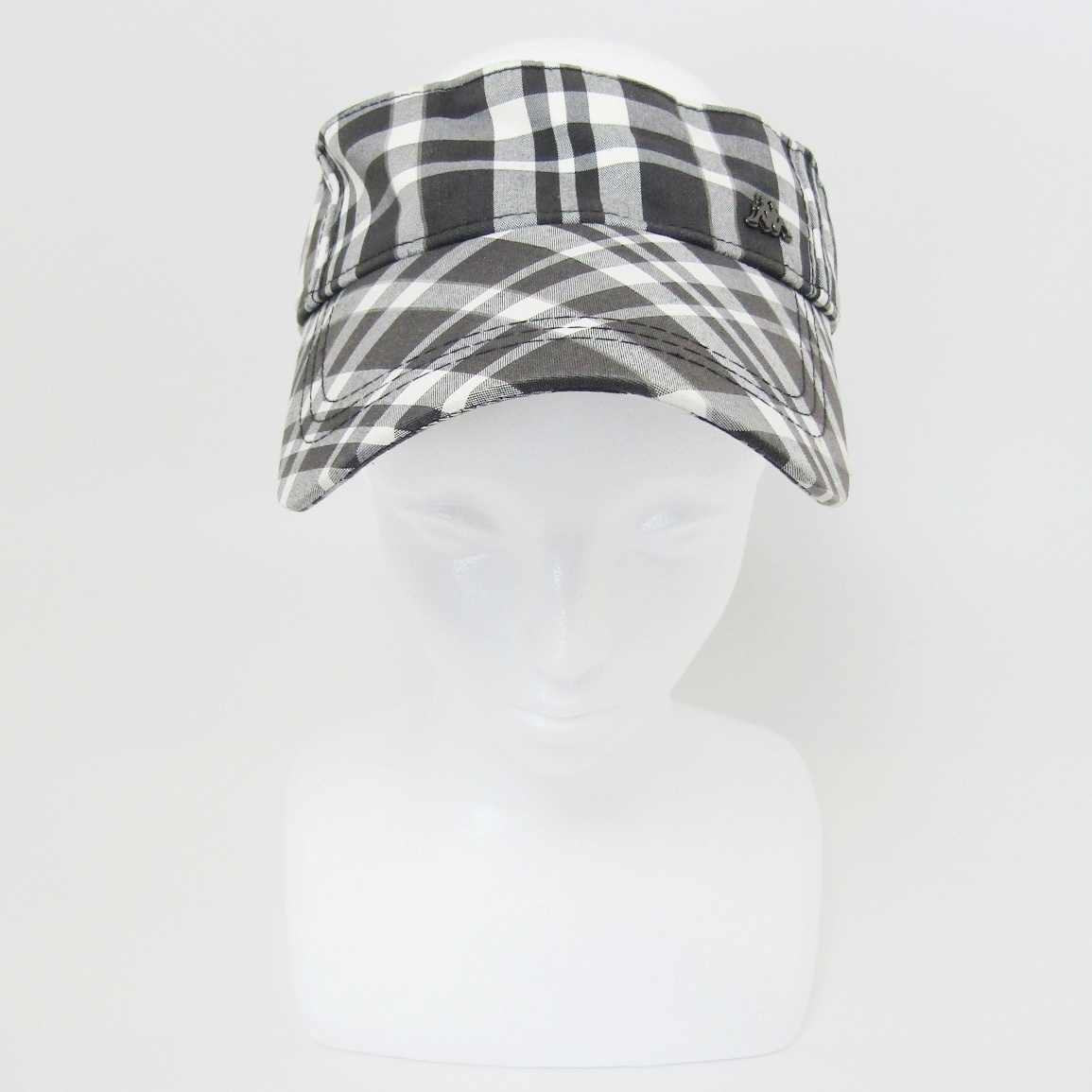 Kappa Golf カッパゴルフ チェック柄サンバイザー Freeサイズ拍卖