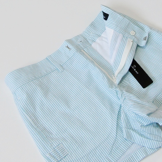 【新品未使用品】BRILLIANT BUILD ブリリアントビルド ストライプゴルフショートパンツ Lサイズ拍卖