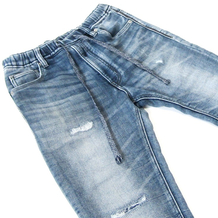 AZUL BY MOUSSYアズールバイマウジー▼ジョガーパンツ▼リペア加工▼XSサイズ▼ウエスト約74cm拍卖