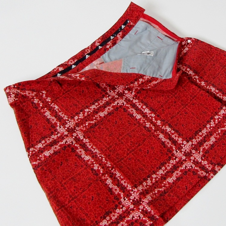 adidas アディダス チェック柄台形ゴルフスカート Mサイズ拍卖