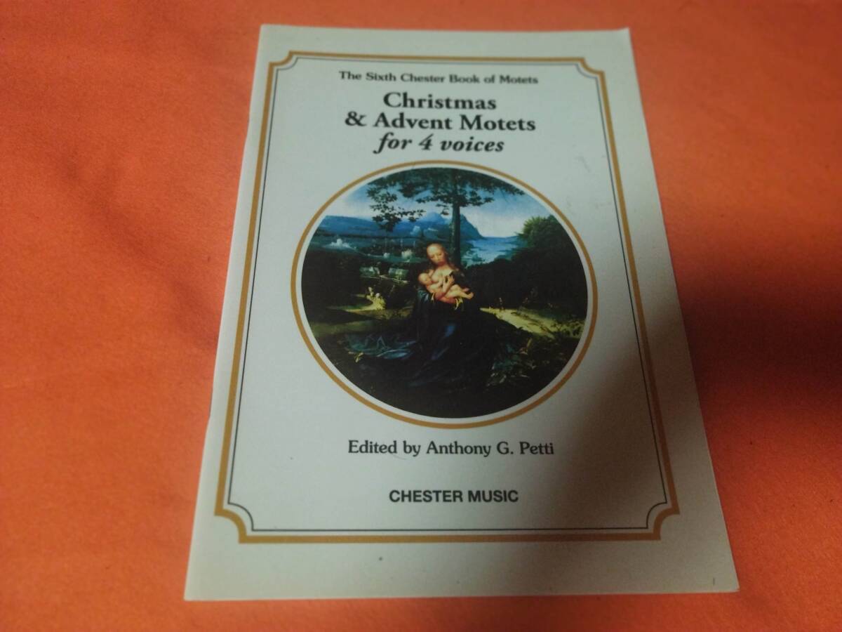 輸入楽譜 4ヴォイス Christmas and Advent Motets for 4 Voices ヴォーカル クリスマス アドベント モテット 合唱拍卖