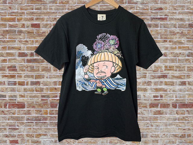 Mサイズ むかしむかし 半袖Tシャツ 日本製 綿100% 立体プリント拍卖