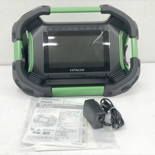 D7041YO 【難あり・美品】コードレスラジオ付テレビ 18V 14.4V 日立 UR18DSML 充電式 Bluetooth機能搭載映像機器拍卖