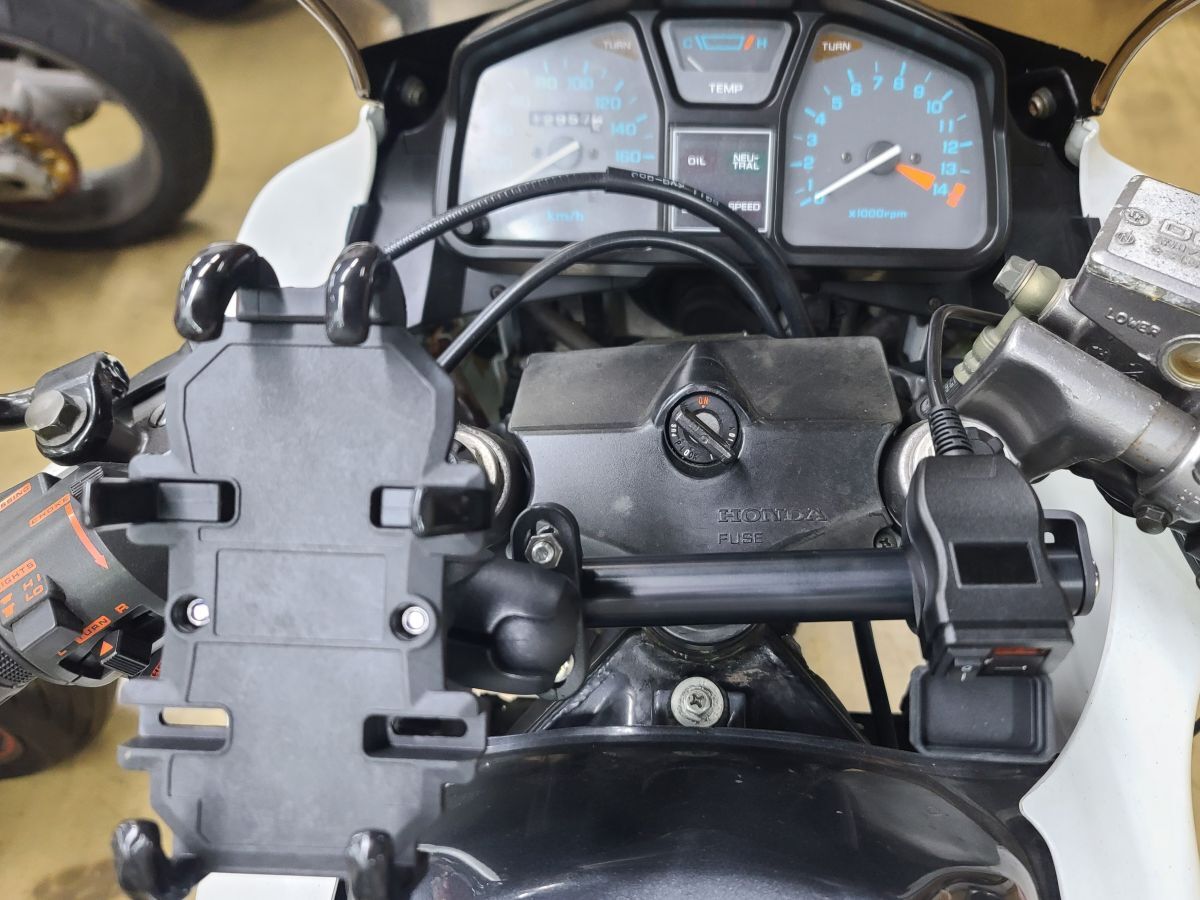 VT250F (MC15) ハンドルマウントステー スマートフォン ホルダー YY208拍卖