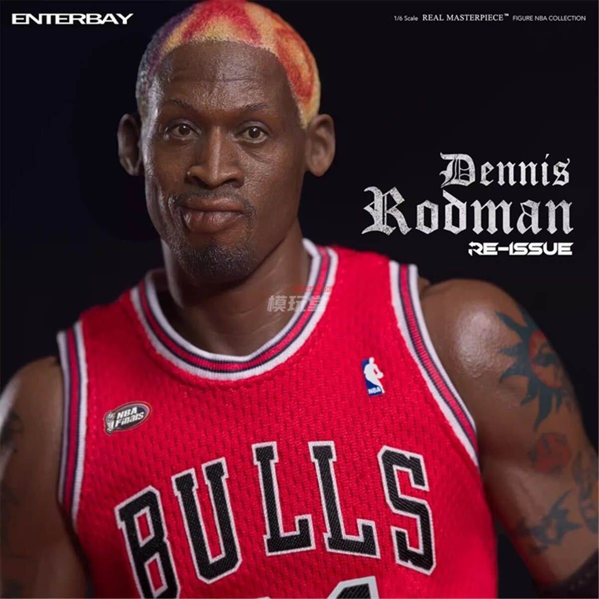 ENTERBAY 1/6 NBAシリーズ デニス・ロッドマン 復刻版 未開封新品 RM-1059 Dennis Rodman The Worm アクションフィギュア EB拍卖