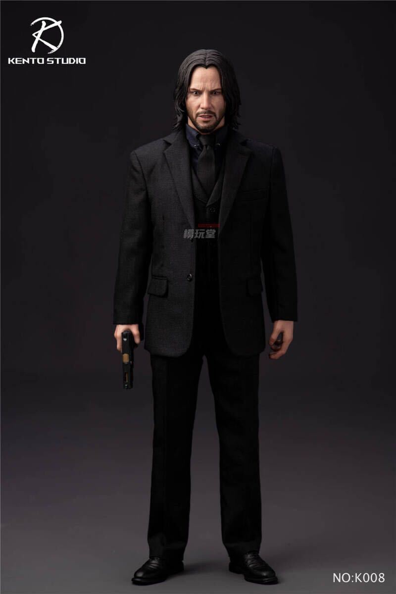 Kento Studio 1/6 ジョン・ウィック 専用 コスチュームセット 素体付き 未開封新品 K008 検) John Wick キアヌ・リーブス ホットトイズ拍卖