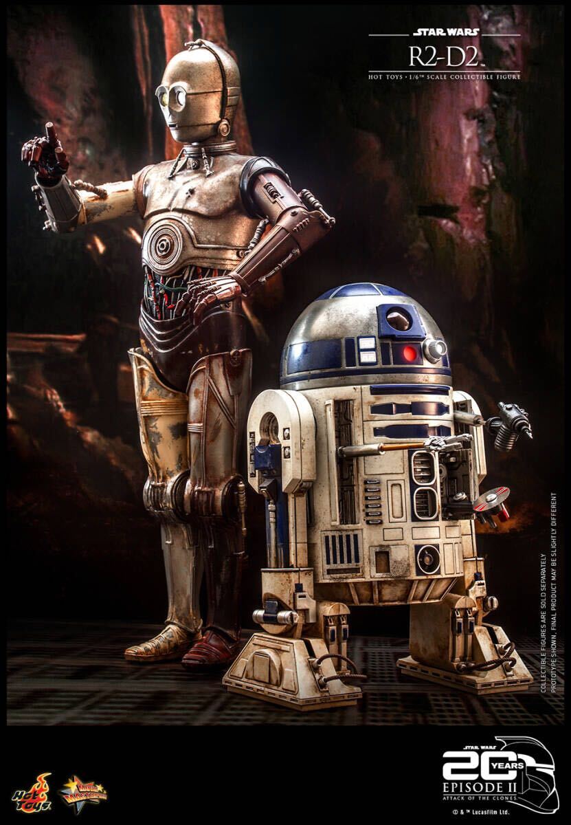 ホットトイズ 1/6 スター・ウォーズ R2-D2 エピソード2 クローンの攻撃 未開封新品 MMS651 Star Wars Episode II Attack of the Clones拍卖