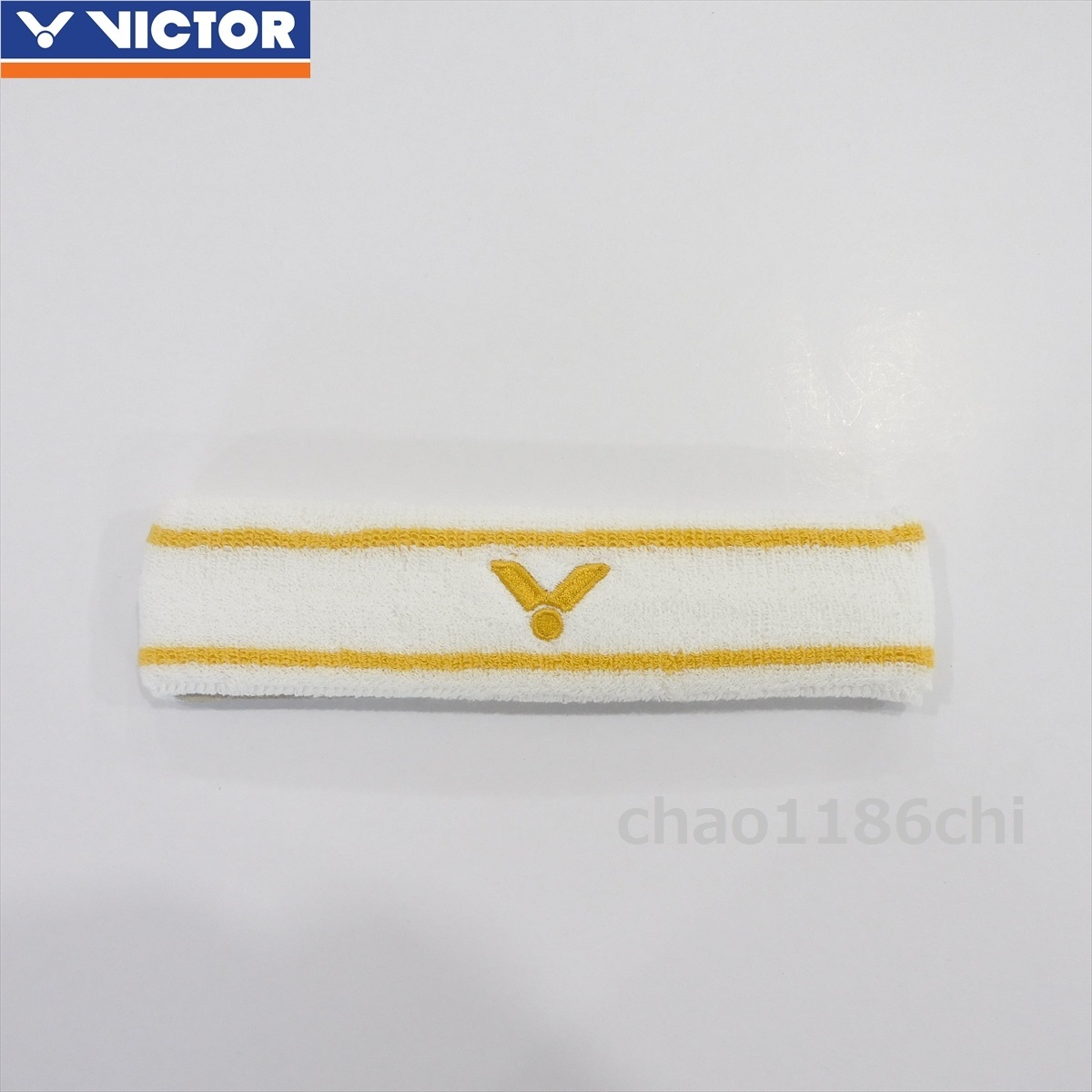 新品/送料込/ビクター ヘッドバンド/白/ライン//VICTOR/Head Band/ヘアバンド/Hair Band/パープル/PURPLE/ヨネックス/YONEX/AC259拍卖