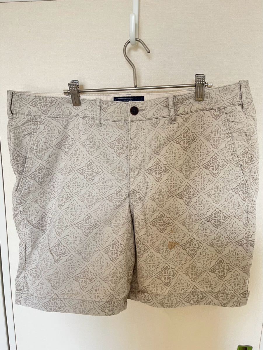 アバクロンビーアンドフィッチ Abercrombie&Fitch ショートパンツ ショーツ36 総柄拍卖