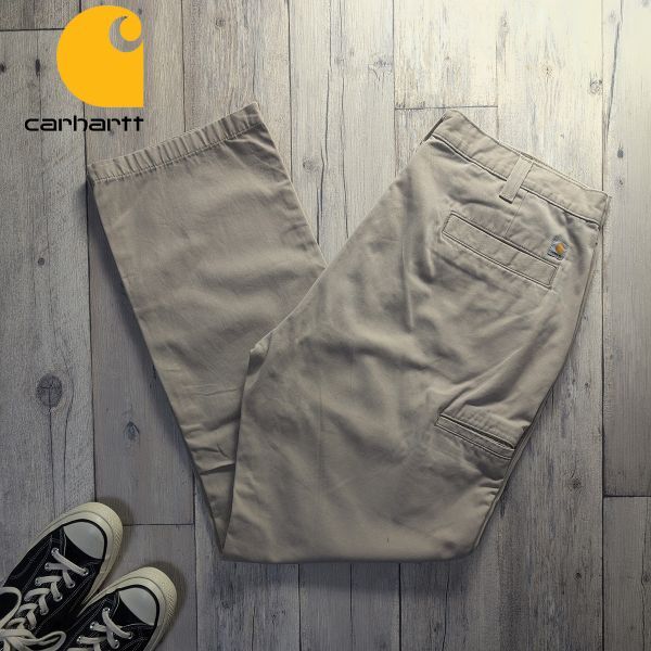 ☆Carhartt カーハート☆Relaxed Fit BIG size W40 ワークパンツ S2413拍卖