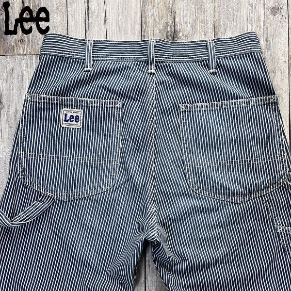 ☆Lee リー☆ヒッコリー ストライプ ペインター USED加工 ワークパンツ size(S) LM4288 S2465拍卖