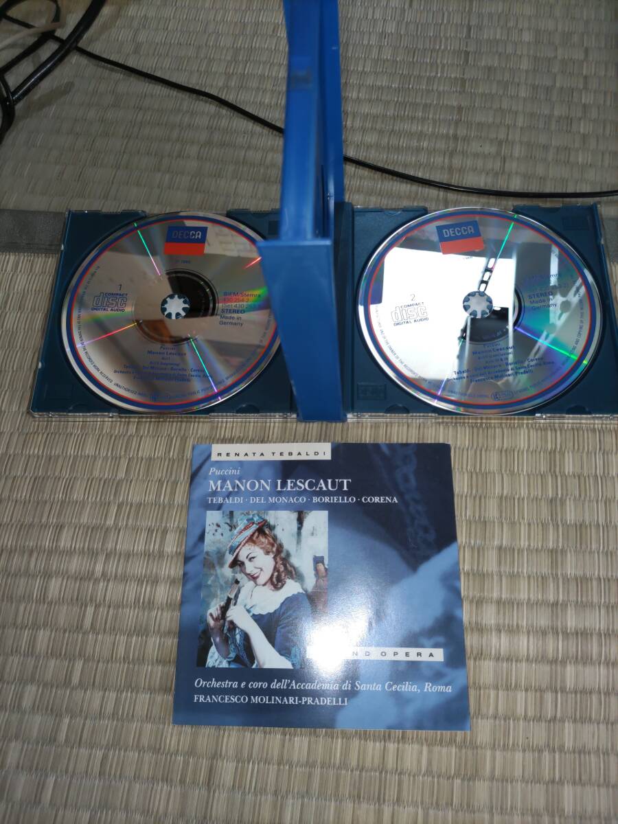 プッチーニ Puccini Tebaldi Del Monaco:マノンレスコー Manon Lescaut拍卖