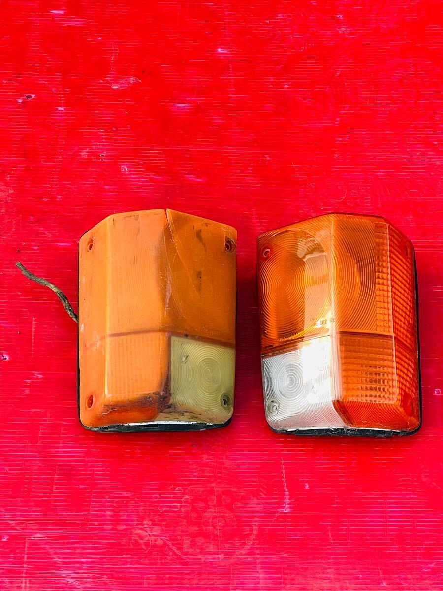 日野 純正 レンジャー 4D レンジャー ウインカー コーナーレンズ 当時物 希少品 デコトラ レトロ Rei4118拍卖