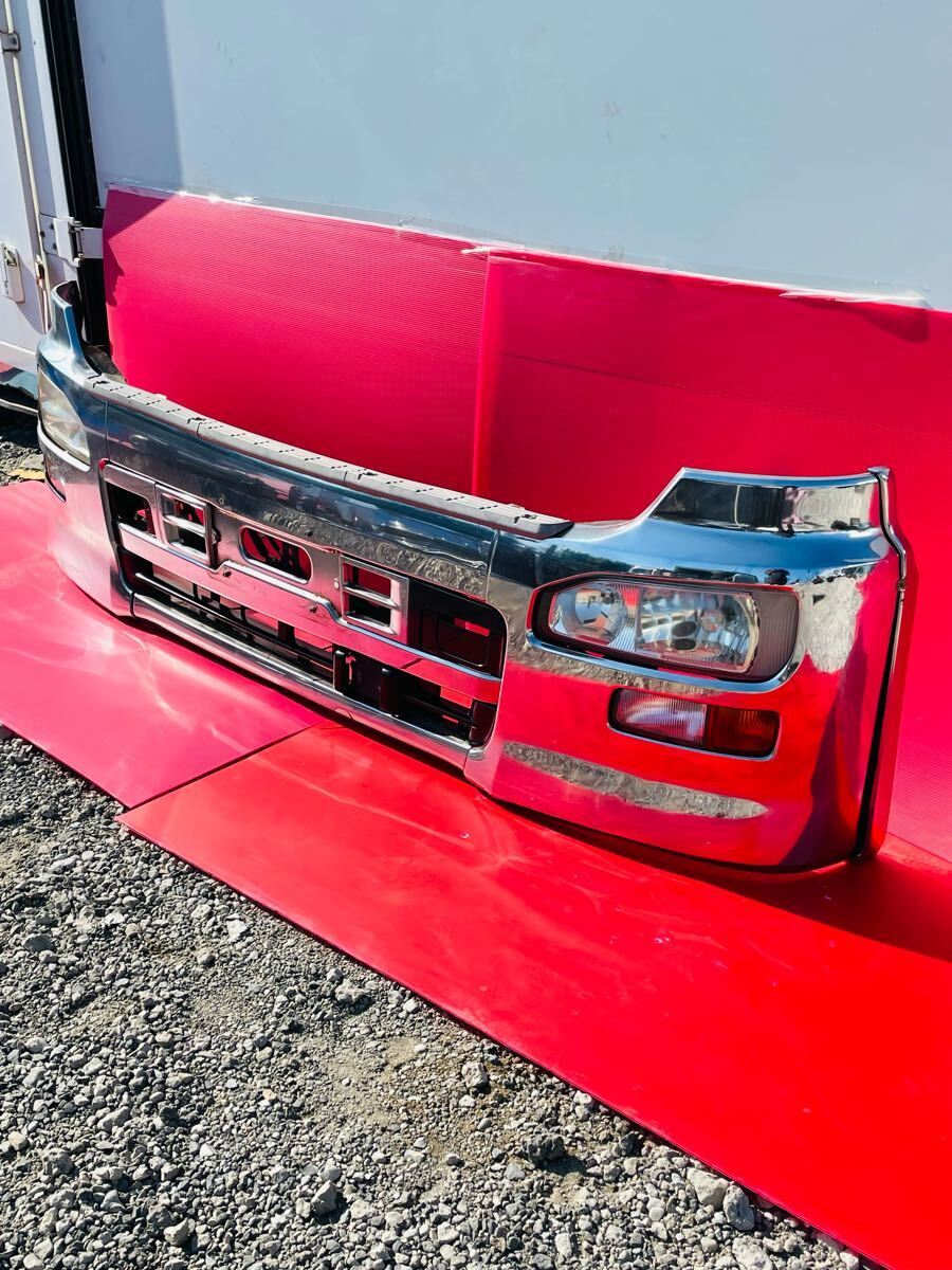 純正 日産 UD クオン トラックス 大型 メッキフロントバンパー メッキ フロントバンパー メッキバンパー Rei4128拍卖